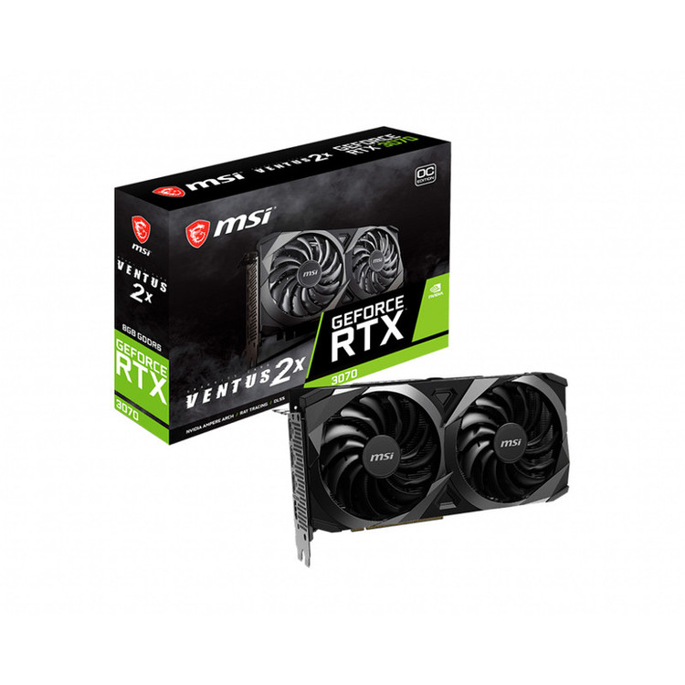 کارت گرافیک ام اس آی مدل GeForce RTX 3070 VENTUS 2X 8G OC LHR