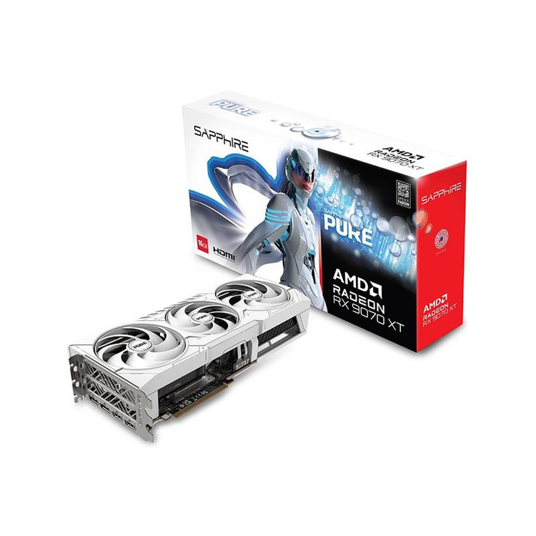 کارت گرافیک مبتنی بر AMD سافایر مدل PURE RX 9070 OC GDDR6 16GB
