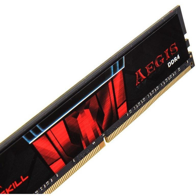 رم دسکتاپ جیاسکیل DDR4 تک کاناله 8 گیگابایت مدل AEGIS فرکانس 3200 مگاهرتز تایمینگ CL16