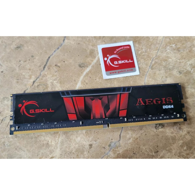 رم دسکتاپ جیاسکیل DDR4 تک کاناله 8 گیگابایت مدل AEGIS فرکانس 3200 مگاهرتز تایمینگ CL16