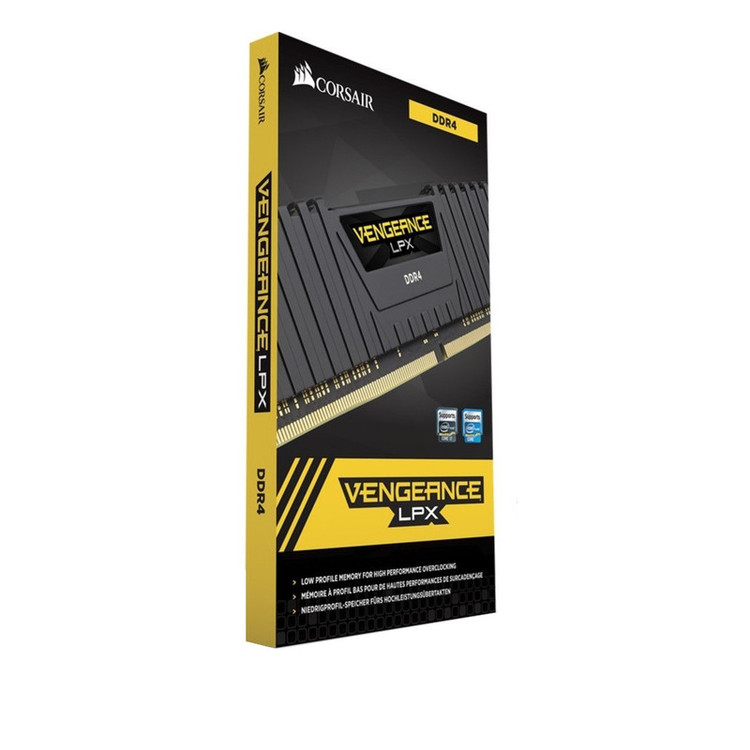 رم دسکتاپ کورسیر DDR4 مدل VENGEANCE LPX تک کاناله ظرفیت 16 گیگابایت 3200 مگاهرتز