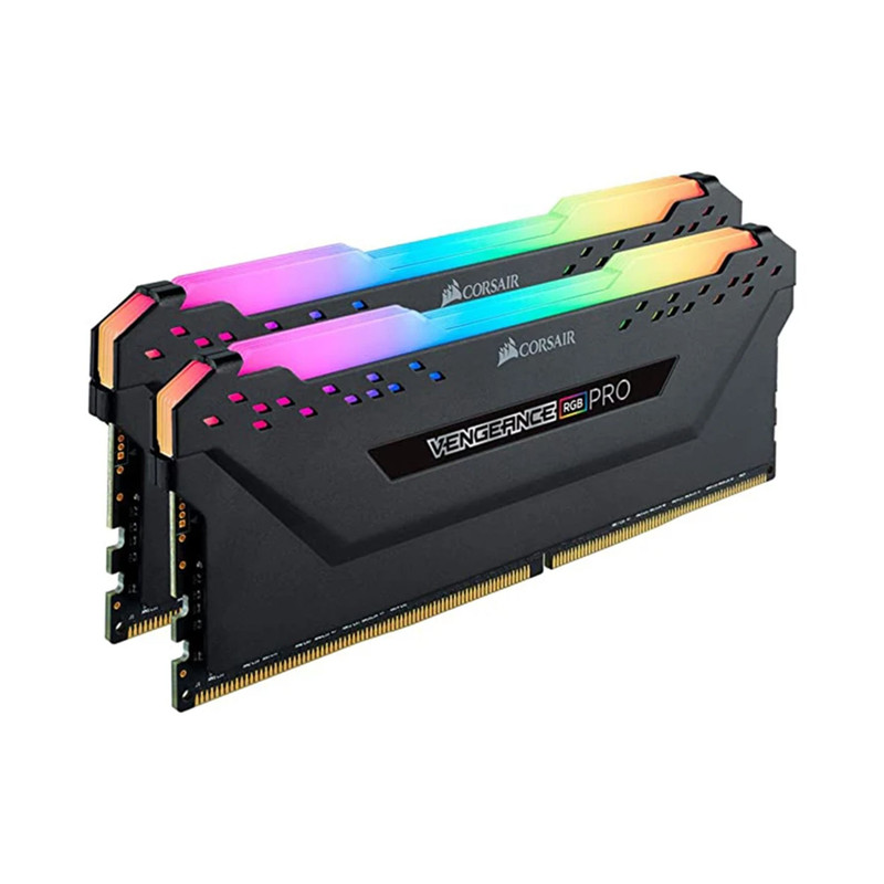 رم دسکتاپ Corsair مدل VENGEANCE RGB PRO دو کاناله DDR4 ظرفیت 64GB فرکانس 3600MHz تایمینگ CL18