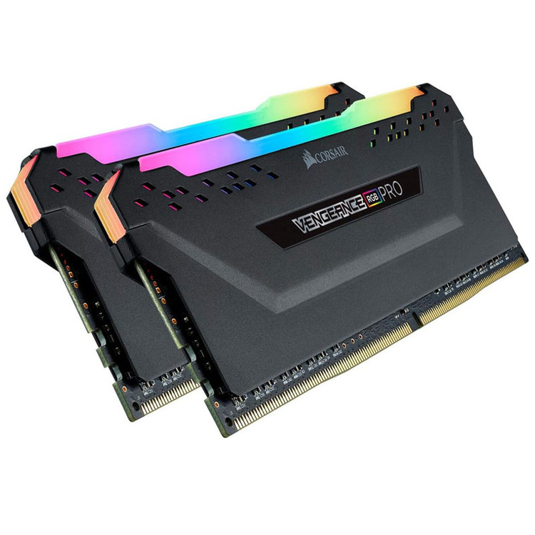 رم دسکتاپ Corsair مدل VENGEANCE RGB PRO دو کاناله DDR4 ظرفیت 64GB فرکانس 3600MHz تایمینگ CL18