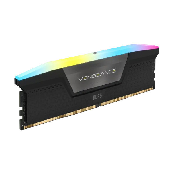 رم دسکتاپ کورسیر DDR5 مدل VENGEANCE RGB تک کاناله ظرفیت 8 گیگابایت 5200Mhz CL40