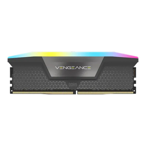 رم دسکتاپ کورسیر DDR5 مدل VENGEANCE RGB تک کاناله ظرفیت 8 گیگابایت 5200Mhz CL40