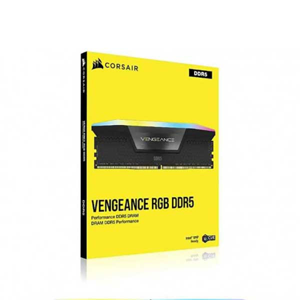 رم دسکتاپ کورسیر DDR5 مدل VENGEANCE RGB ظرفیت 16 گیگابایت تک کاناله 5600 مگاهرتز CL40