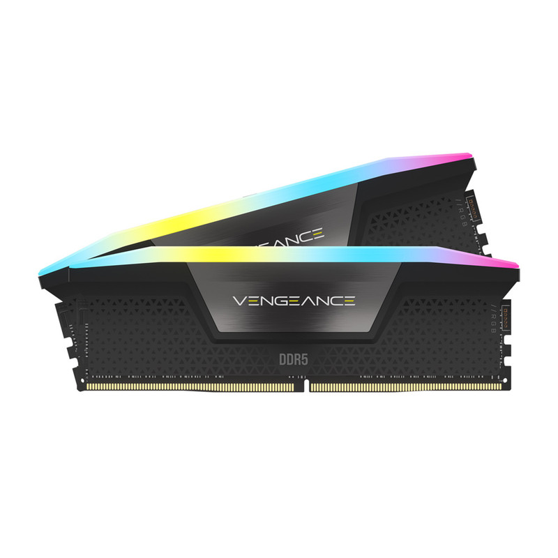 رم دسکتاپ کورسیر DDR5 مدل VENGEANCE RGB دو کاناله 32 گیگابایت 5200 مگاهرتز تایمینگ CL36