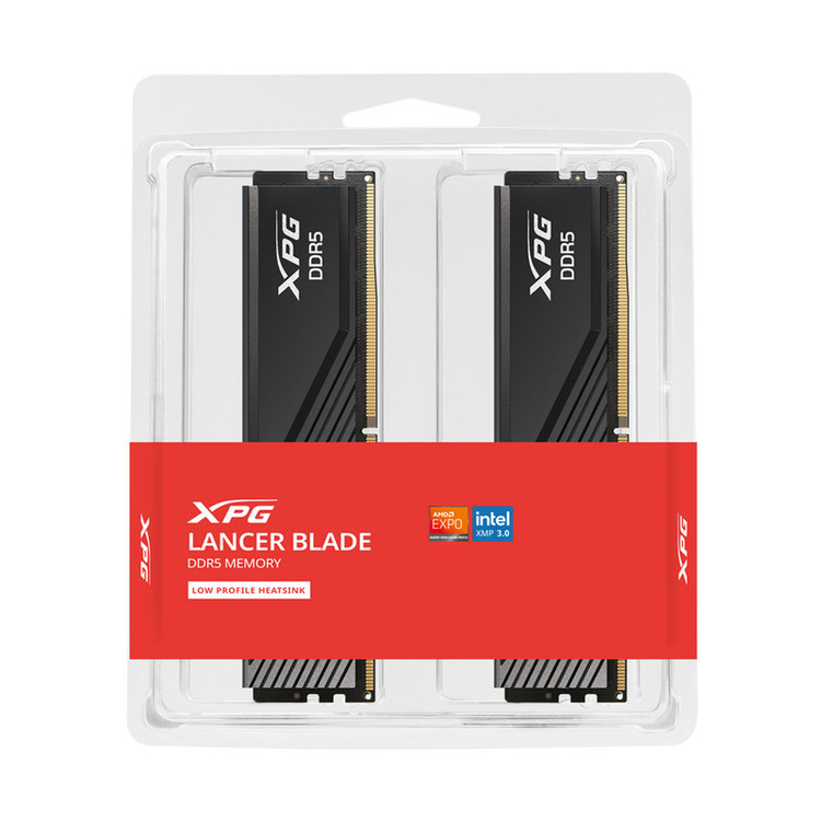 رم دسکتاپ ای دیتا DDR5 مدل XPG Lancer Blade BLACK دو کاناله 5600 مگاهرتز ظرفیت 32 گیگابایت CL46