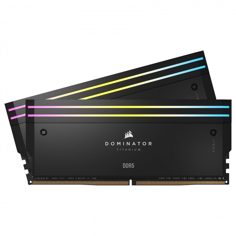 رم دسکتاپ کورسیر DDR5 مدل Dominator Titanium RGB دوکاناله ظرفیت 32 گیگابایت 6600 مگاهرتز CL32