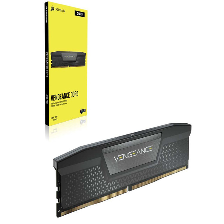 رم دسکتاپ کورسیر DDR5 مدل VENGEANCE ظرفیت 32GB دوکاناله 5600MHz با تایمینگ CL40 بدون RGB