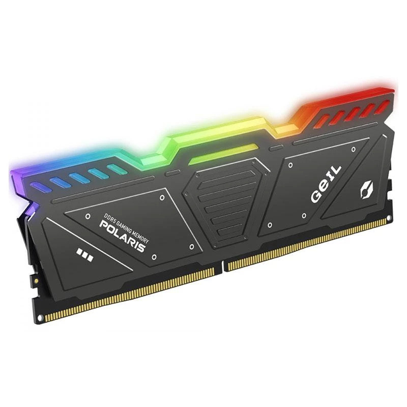رم دسکتاپ گیل DDR5 مدل POLARIS RGB تک کاناله ظرفیت 16 گیگابایت 5200 مگاهرتز CL42