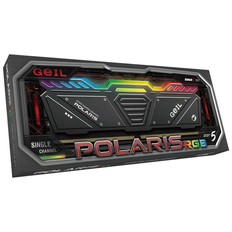 رم دسکتاپ گیل DDR5 مدل POLARIS RGB تک کاناله ظرفیت 16 گیگابایت 5200 مگاهرتز CL42