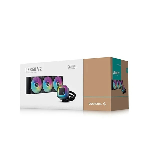 خنککننده پردازنده دیپ کول مدل LE360 v2 ARGB