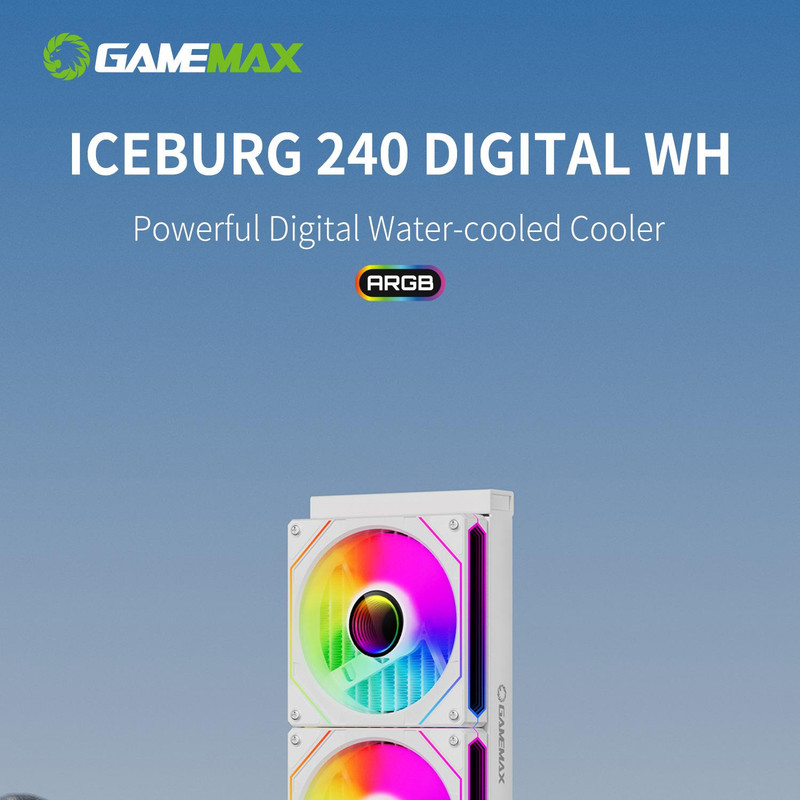 سیستم خنک کننده آبی گیم مکس مدل Iceburg 240 Digital