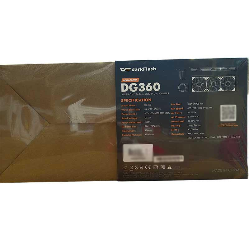 سیستم خنککننده آبی دارک فلش مدل DG360 BK