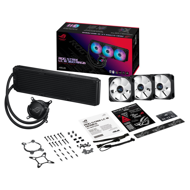 خنک کننده پردازنده ایسوس مدل ROG Strix LC III 360 ARGB
