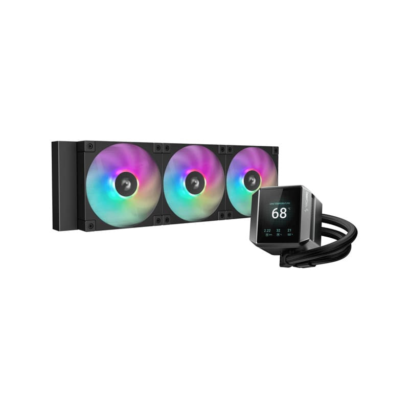سیستم خنک کننده آبی دیپ کول مدل MYSTIQUE 360 ARGB BK