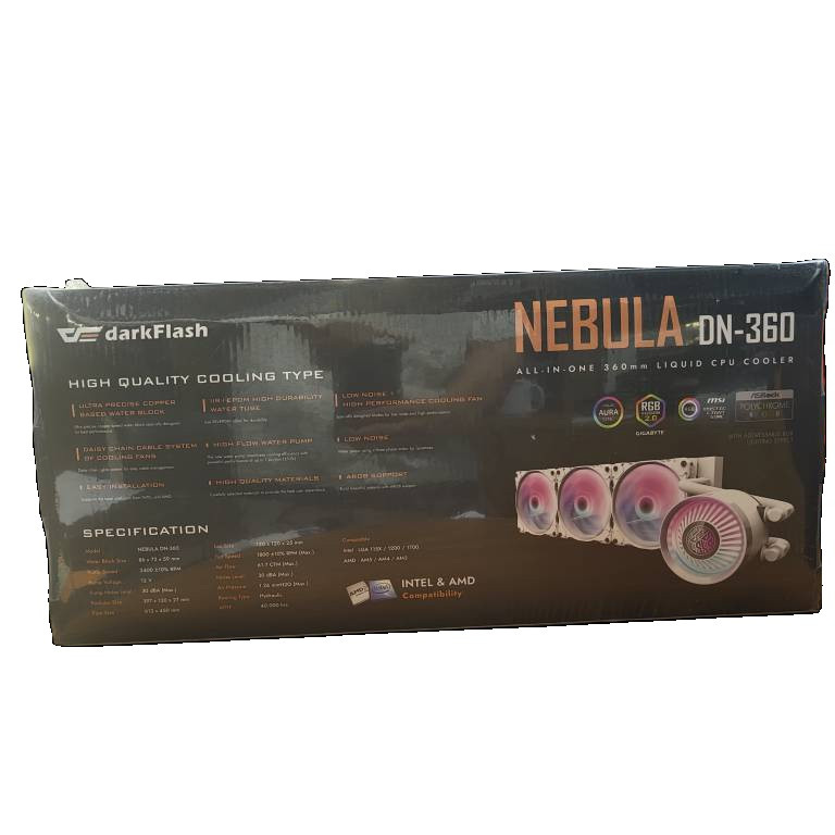 سیستم خنککننده آبی دارک فلش مدل NEBULA DN-360 WH