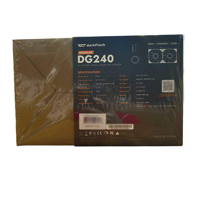 سیستم خنککننده آبی دارک فلش مدل DG240 BK