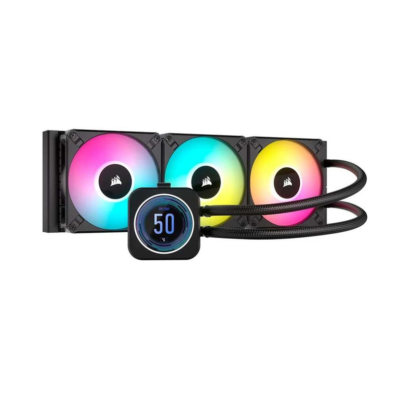 خنککننده پردازنده کورسیر مدل iCUE H150i ELITE LCD XT Display