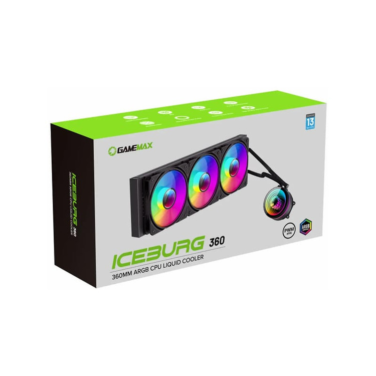 سیستم خنک کننده آبی گیم مکس مدل IceBurg 360 Infinity