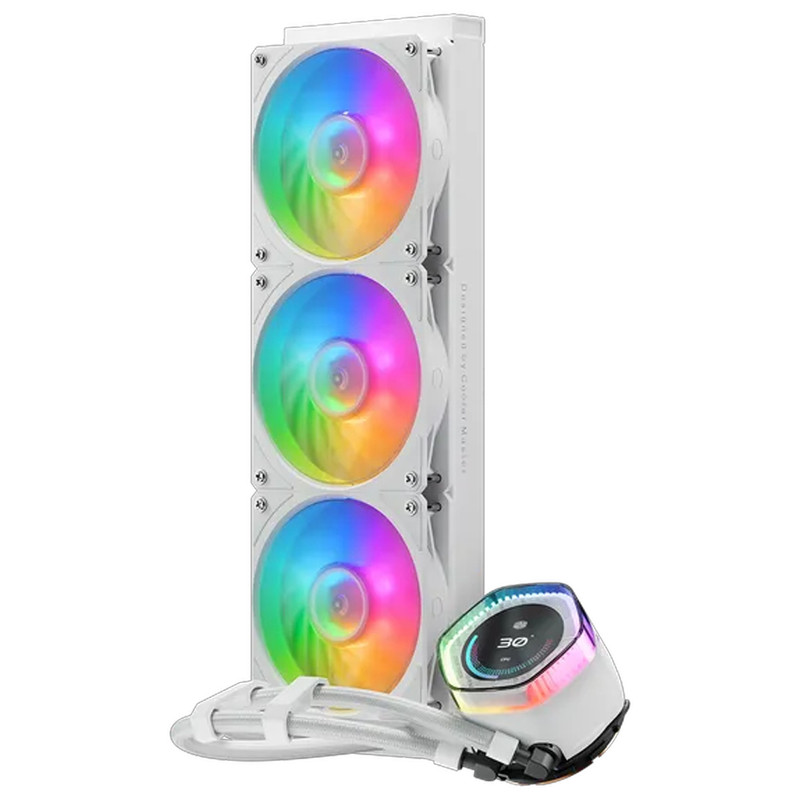 سیستم خنککننده آبی کولر مستر مدل MasterLiquid 360 ION WH Edition