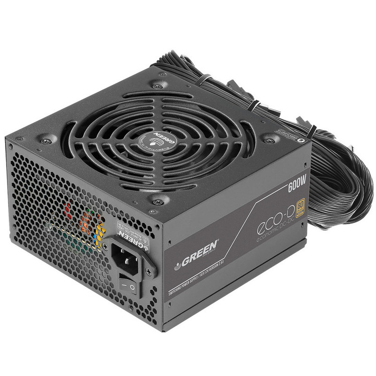 منبع تغذیه کامپیوتر 600 وات گرین مدل GP600A-ECO D