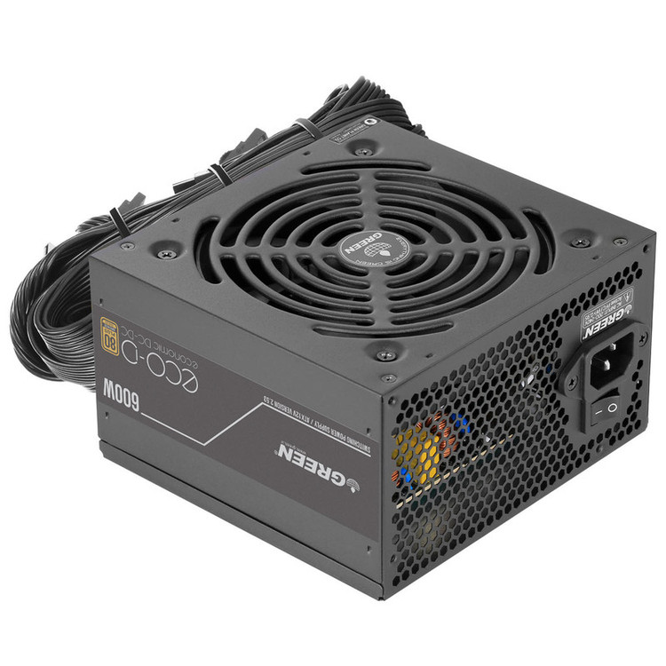 منبع تغذیه کامپیوتر 600 وات گرین مدل GP600A-ECO D