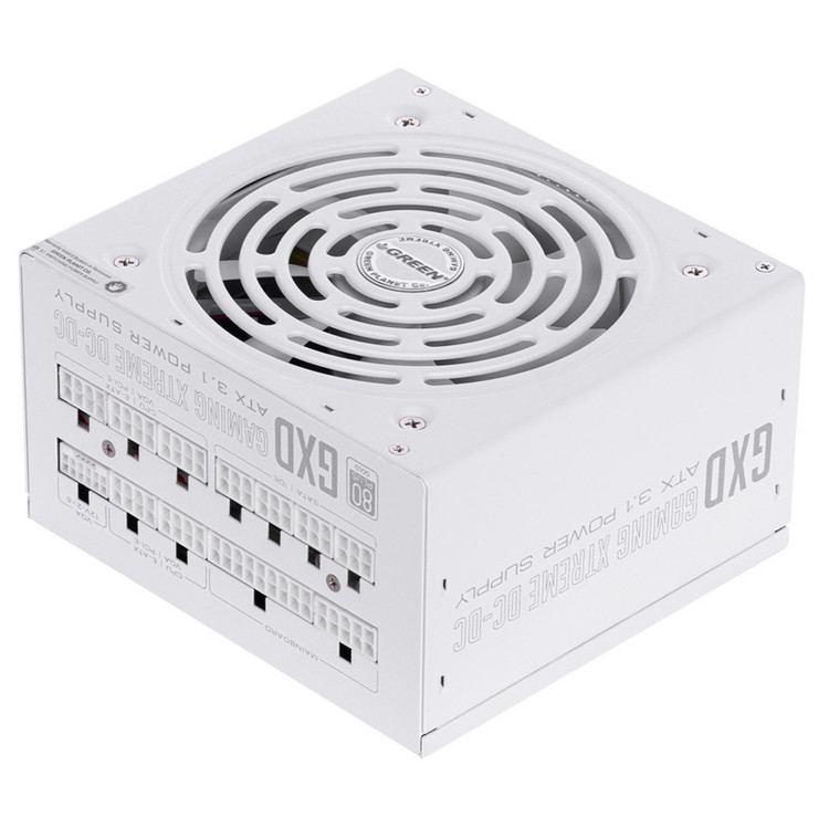 منبع تغذیه کامپیوتر 1000W وات گرین مدل GP1000B-GXD White (ATX 3.1)