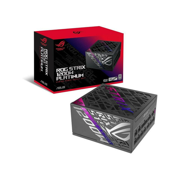 منبع تغذیه کامپیوتر 1200w وات ایسوس مدل ROG STRIX Platinum Bk