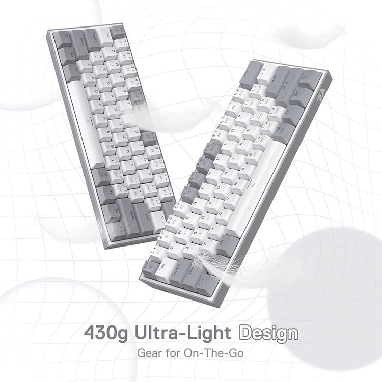 کیبورد گیمینگ ردراگون مدل K617 FIZZ سوییچ قرمز RGB