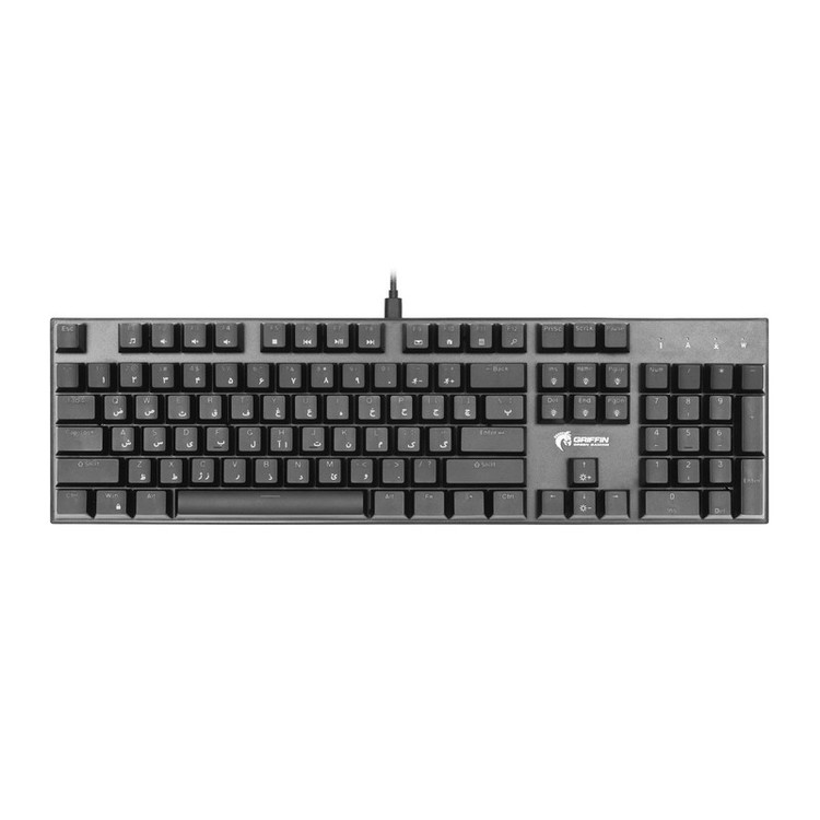 کیبورد گیمینگ گرین مدل GK802-RGB سوییچ آبی RGB