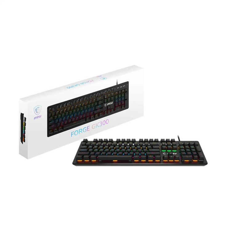 کیبورد گیمینگ ام اس آی مدل FORGE GK300