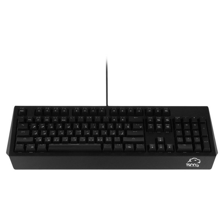 کیبورد مخصوص بازی تسکو مدل GK 8127 سوییچ قهوه ای RGB