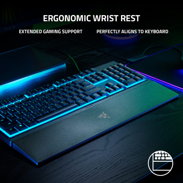 کیبورد گیمینگ ریزر مدل Ornata V3 X سوییچ ممبران RGB