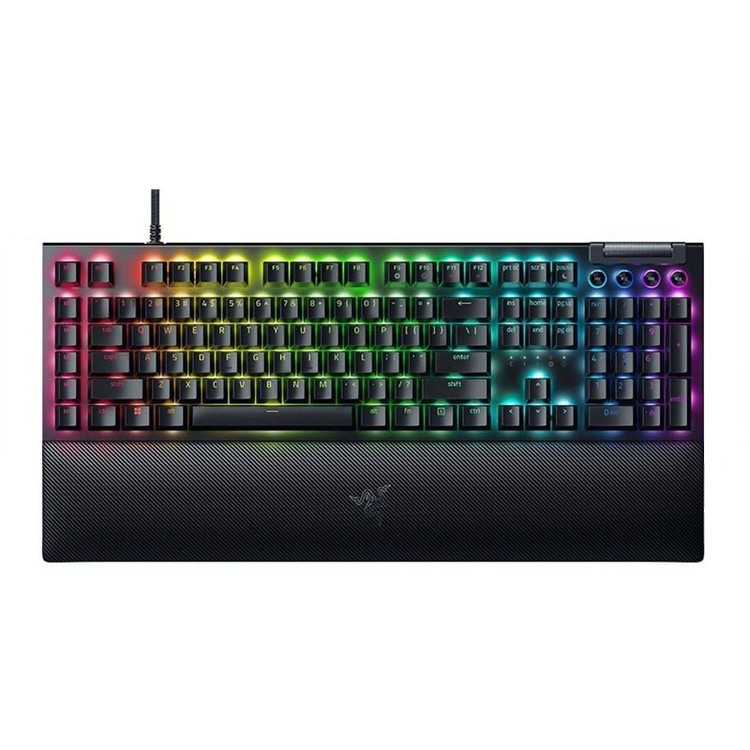 کیبورد مخصوص بازی ریزر مدل Blackwidow V4 Green Switch