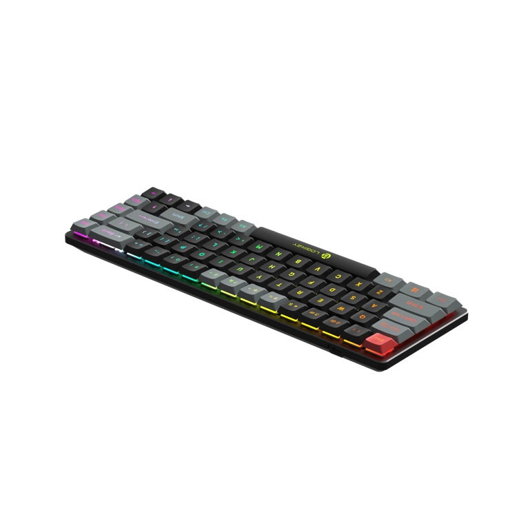 کیبورد گیمینگ بی سیم لاجی کی مدل K410B سوییچ قرمز RGB