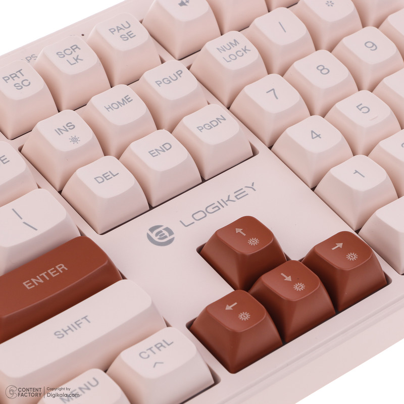 کیبورد بی سیم لاجی کی مدل K330CW سوییچ ممبران RGB