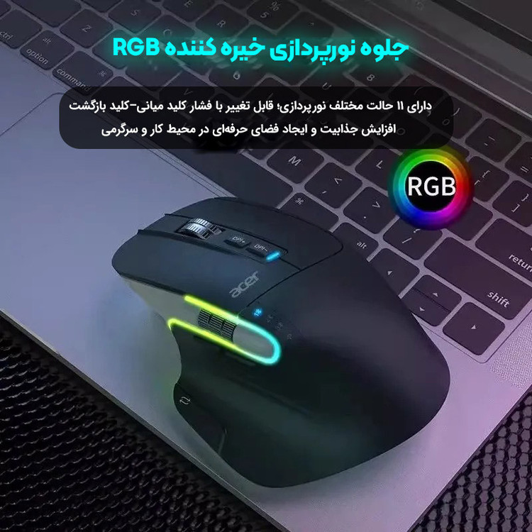 ماوس بی سیم ایسر مدل OMR225