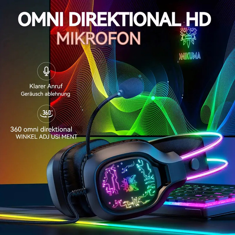 هدست گیمینگ اونیکوما مدل X22 RGB
