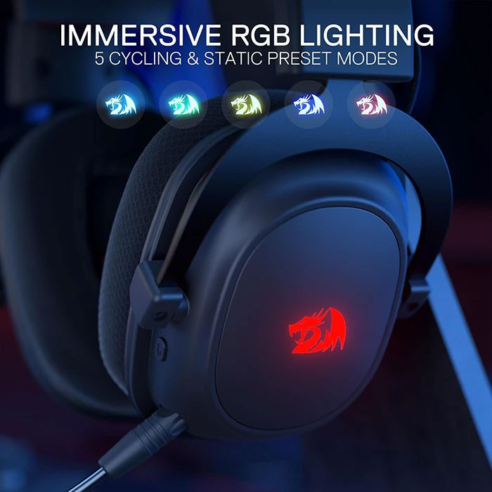 هدست گیمینگ بلوتوثی ردراگون مدل ZEUS H510 PRO RGB