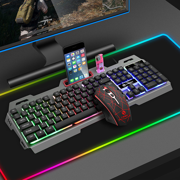 کیبورد و ماوس گیمینگ لایماید مدل T19 RGB