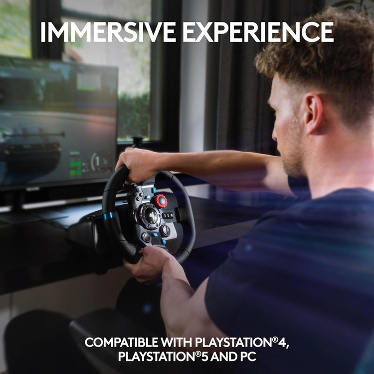 فرمان بازی لاجیتک مدل G29 Driving Force مخصوص PS4/PC