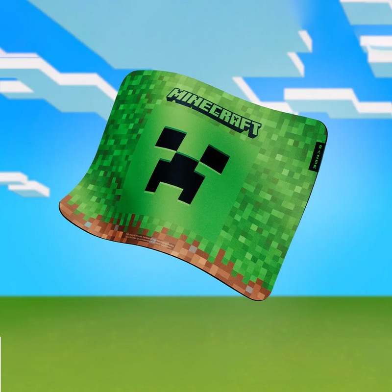 ماوس پد گیمینگ ریزر مدل GIGANTUS V2 M MINECRAFT EDITION سایز 36x27 سانتی متر