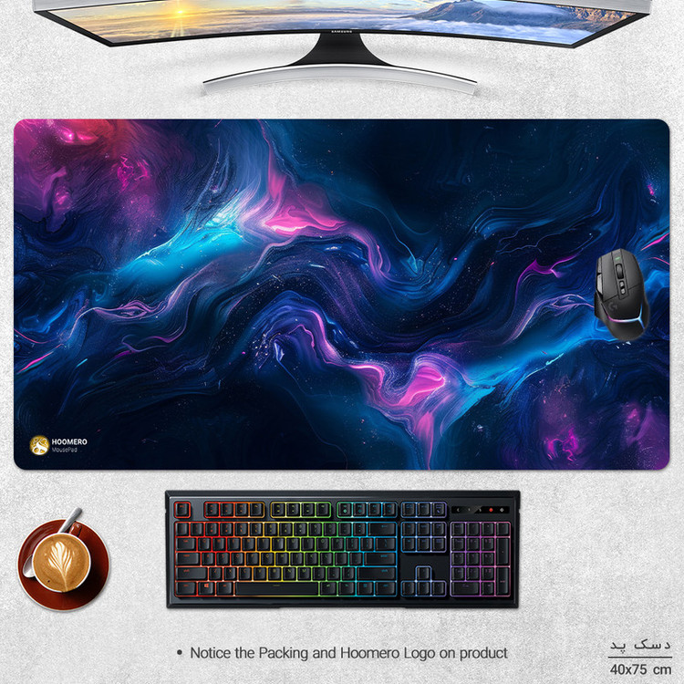 ماوس پد هومرو مدل MX2580 طرح سنگ