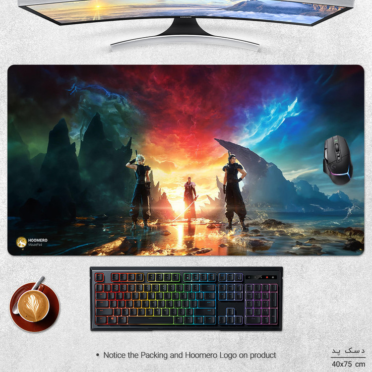 ماوس پد هومرو مدل MX2463 طرح Final Fantasy