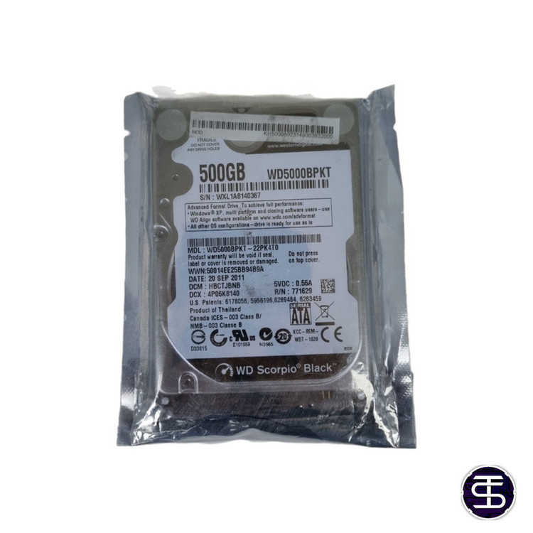 هارد دیسک وسترن دیجیتال مدل WD500LPLX ظرفیت 500 گیگابایت