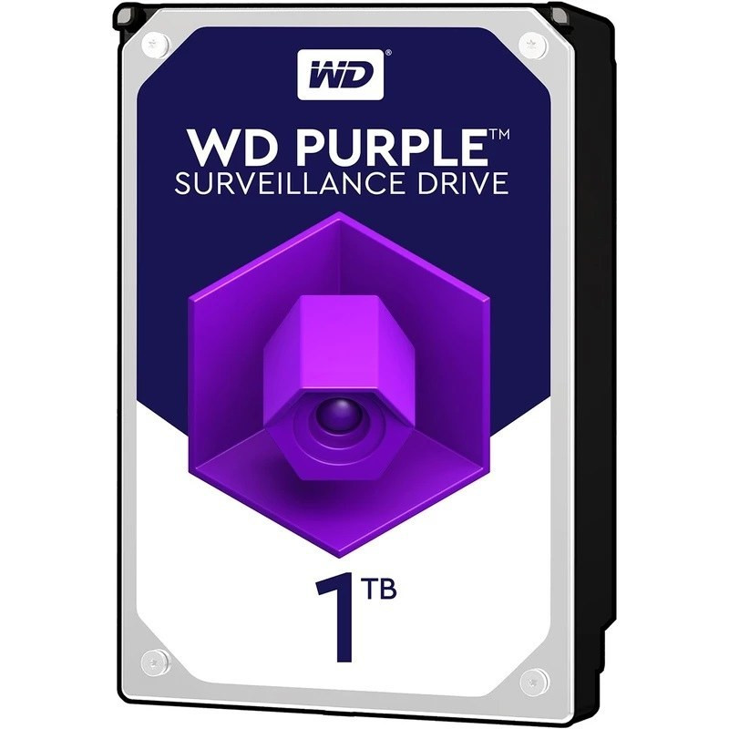 هارد دیسک اینترنال وسترن دیجیتال بنفش مدل  Purple WD10PURZ ظرفیت 1 ترابایت