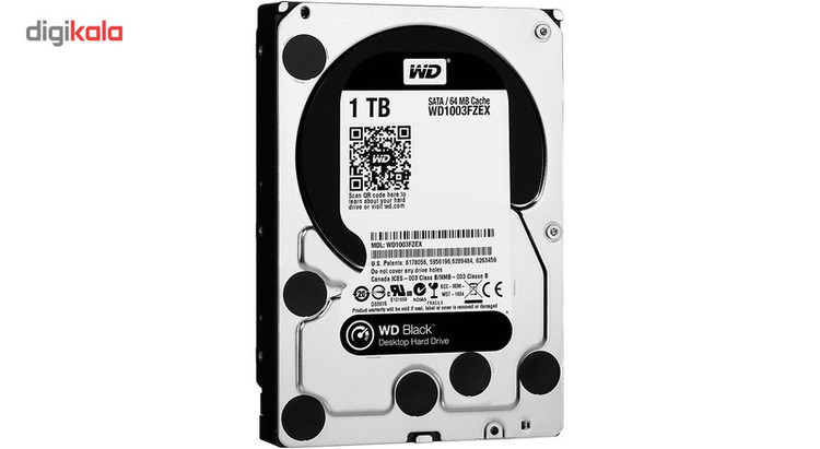 هارددیسک اینترنال وسترن دیجیتال مدل Black WD1003FZEX ظرفیت 1 ترابایت