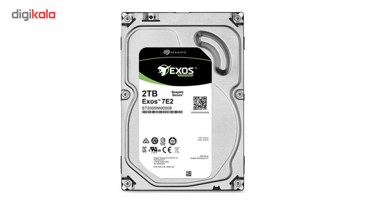 هارددیسک اینترنال سیگیت مدل Exos ST2000NM0008 ظرفیت 2 ترابایت